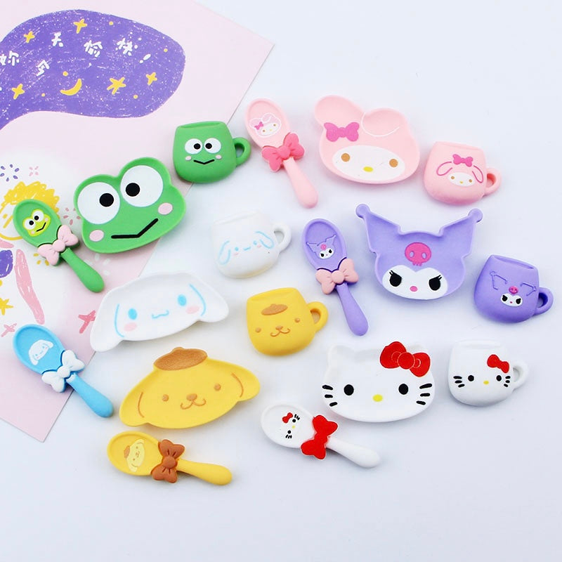 Cartoon Tableware Charms